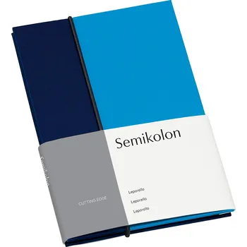 Fotoalbum Semikolon, Fotoalbum Leporello Cutting Edge tmavě modro-světle modré - Formadore