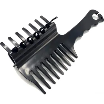 Čištění pro koně Hřeben HORZE na zaplétání hřívy černý