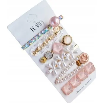 Sponky do vlasů Ecarla vícebarevné 6 ks