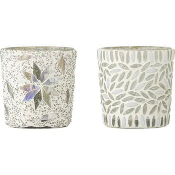 Svícen Bloomingville, Svícny Myr na čajové svíčky, bílé - Formadore