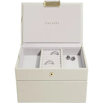 Šperkovnice Stackers, Krabička na šperky Stackers dvojitá mini větle béžová - Formadore