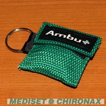 Plynová maska Ambu® Life - Key® - dýchací ochranné roušky - barva zelená