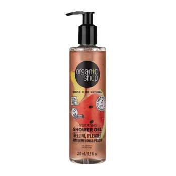 Sprchový gel Organic Shop Hydratační sprchový gel Bellini, please! Vodní meloun a broskev 280 ml