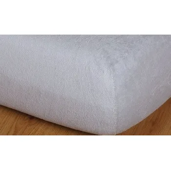 Prostěradlo froté vyšší matrace 90x220 cm šedá