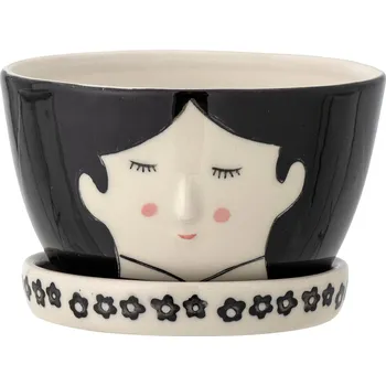 Zahrada Bloomingville, Malý květináč Carolin s podstavcem 11,5 cm - Formadore