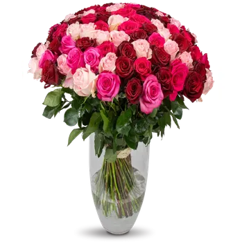 umělá květina Kytice ekvádorských růží 80cm Christelle extra velká - Belles Fleurs