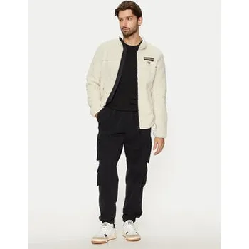 Pánské oblečení Napapijri Fleecová mikina Tynik NP0A4IA9 Béžová Regular Fit 3XL