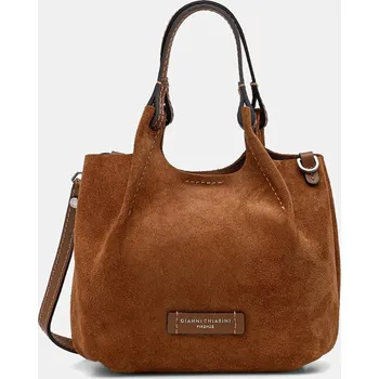 Kabelka Semišová kabelka Gianni Chiarini DUA BS.9778.CM.PL hnědá 82X, vel. ONE SIZE