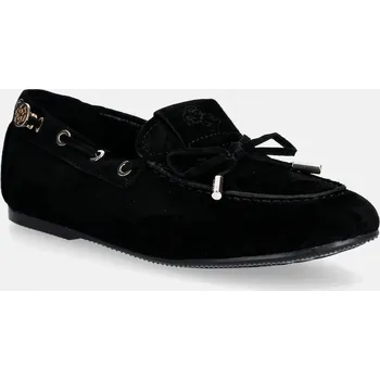 Dámské mokasíny Semišové mokasíny Guess AISHA FLPAIS.SUE14.BLACK černá 99X, EUR 40