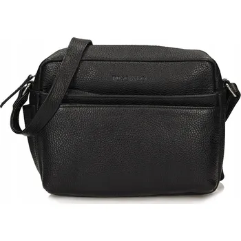 Kabelka Toscanio kabelka přes rameno přírodní kůže lícová černá