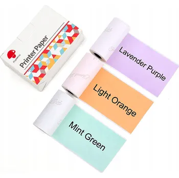 Příslušenství pro čtečku elektronické knihy Barevná termální fólie pro Phomemo T02, 50 mm x 3,5 m