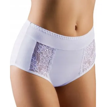 Kalhotky EMILI BISA krajkové kalhotky s vysokým kalhotky černé XXL