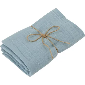 látková plena Mušelínová plenka 80x80cm 1ks, modrá