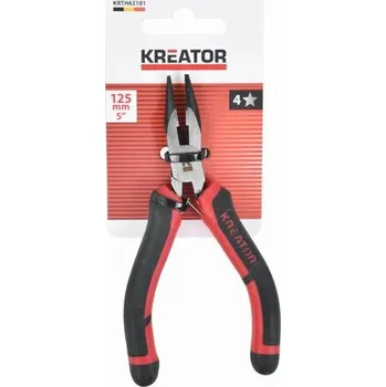 Ruční nářadí Kleště prodloužené rovné 125mm MINI Kreator KRTH62101