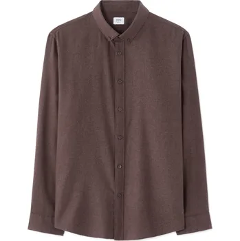 Pánská košile Pánská košile Celio Makar Celio hnědá 3506193