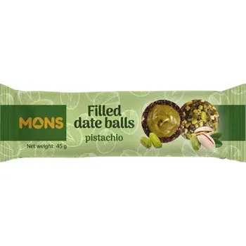 Bonbon Plněné datlové kuličky s pistáciemi 45 g