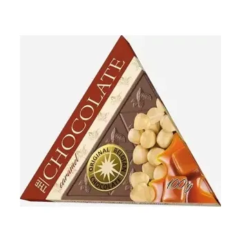 Čokoláda Karamelová čokoláda s lískovými oříšky