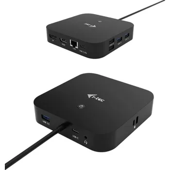 i-tec USB-C HDMI DP Docking Station, Power Delivery 100 W