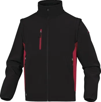 Pánský zimní kabát BUNDA SOFTSHELL MYSEN2 černá-červená M