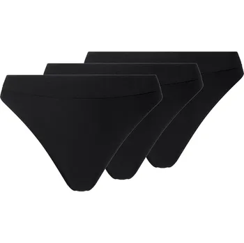 Kalhotky esmara® Dámské bezešvé kalhotky, 3 kusy (černá, XS(32/34))