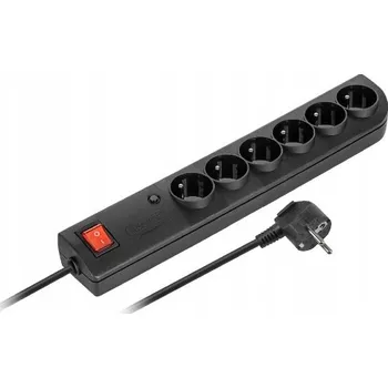 Přepěťová ochrana Přepěťová ochrana 6 zásuvek/USB 1,5m černá PSF4-601-2 5914