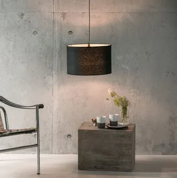 Brilliant 99652/06 Závěsné textilní svítidlo ESHER černé