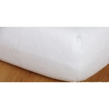 Bytový textil Prostěradlo froté dětská postýlka 70x160 cm bílá