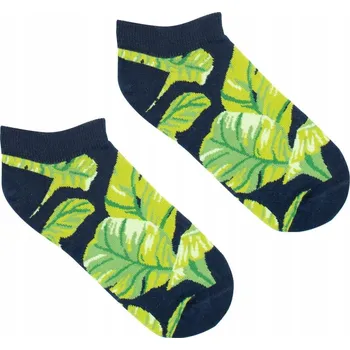 Pánské ponožky Barevné kotníkové ponožky - Musa banana - velikost 42-46 KABAK