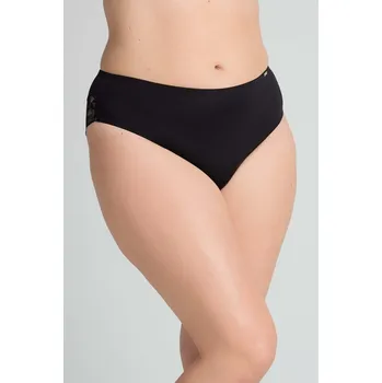 Kalhotky Triola klasické kalhotky s krajkou černé 31892 - BV04/černá / 80 f31892-04