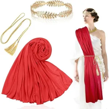 Party dekorace 3dílná sada doplňků ke kostýmu římsko-řecké tógy