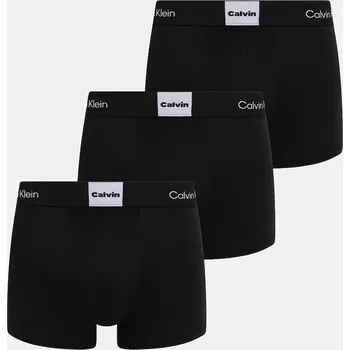 Pánské spodní prádlo Boxerky Calvin Klein Underwear 3-pack LV00NB4476 černá 99X, vel. S