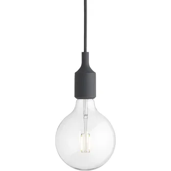 Muuto, Závěsná lampa Muuto E27 tmavě šedá - Formadore