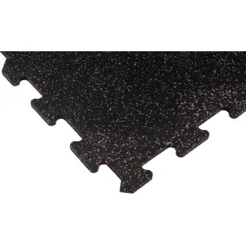 Puzzle Mosolut Fitness Puzzle Standard 102,5 × 102,5 cm, černá s 10 % červeného EPDM 2