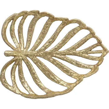 Stolování Bloomingville, Ozdoba Bloomingville list zlatá - Formadore