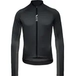 pánský cyklistický dres GORE C5 Thermo Jersey black/terra grey - L