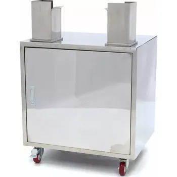 Odšťavňovač Maxima Oranžový odšťavňovací vozík - s kbelíkem na odpad - nerezová ocel | 09300037