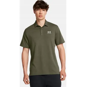 Pánské tričko Polokošile UNDER ARMOUR s límečkem 1386608 khaki XL