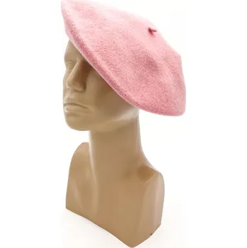 Čepice Dámský baret 366633 růžový Karpet