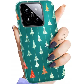 Pouzdro na mobilní telefon Zadní Kryt Hello Case pro Xiaomi 14 zelený