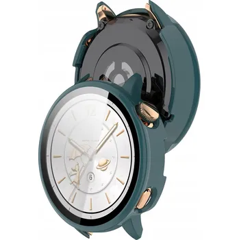 Pouzdro na mobilní telefon Pouzdro s vestavěným sklem Bizon pro OnePlus Watch 3 43 mm, pouzdro na hodinky