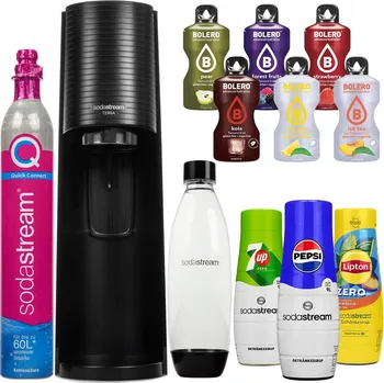 Výrobník sody Výrobník Sody SodaStream Terra jedna láhev + Pepsi Mirinda 7up + sáčky