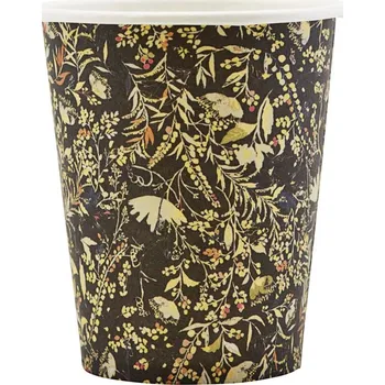 Příbor House Doctor, Hrnky Floral papírové 12 ks - Formadore