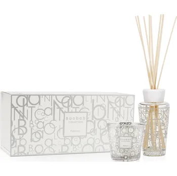 Baobab Collection, Svíčka a vonný difuzér My First Baobab Gift Platinum, 2 ks - Formadore