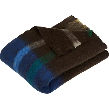 Přehoz na lůžko Hübsch, Přehoz Graphic 140 x 200 cm hnědý - Formadore