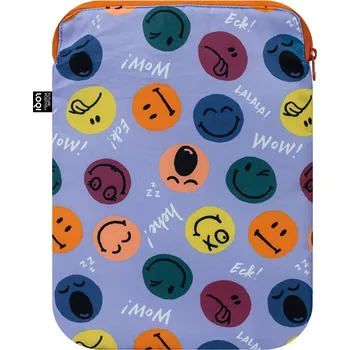 LOQI, Pouzdro na notebook Smiley Boys and Girls, recyklované - Formadore