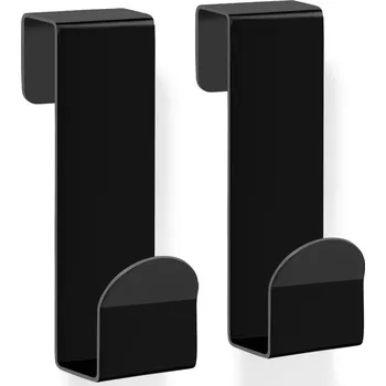 Věšák Zack, Věšáky na sprchový kout Mitor černé 2 ks - Formadore