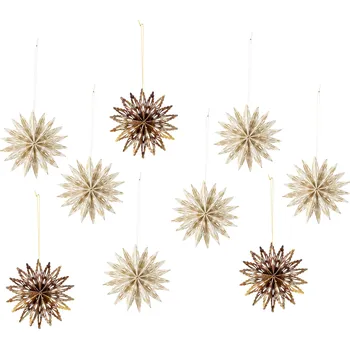 Vánoční dekorace Bloomingville, Vánoční ozdoby Star 10 cm, 9 ks - Formadore