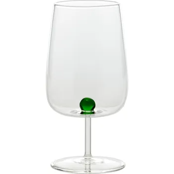 Sklenice Zafferano, Sklenice na víno Bilia 380 ml zelená - Formadore