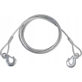 Tažné lano Záchranné lano s karabinami - 5000 kg
