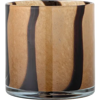 Bytová dekorace Bloomingville, Stojan na čajovou svíčku Liberty 16 cm hnědý - Formadore